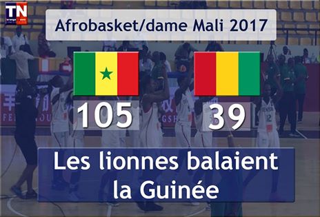 Afrobasket Féminin: Les Lionnes pulvérisent la Guinée