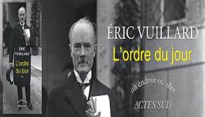 Le Prix Goncourt 2017 décerné à Éric Vuillard pour son livre « L’ordre du jour »