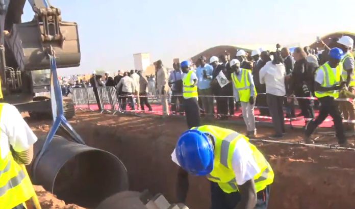 Macky Sall a lancé les travaux de Keur Momar Sarr 3