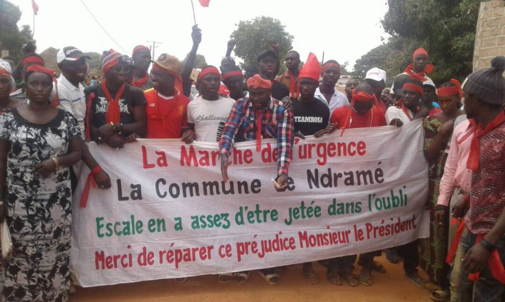 Kaolack : Marche de protestation des populations de la commune de Ndramé escale