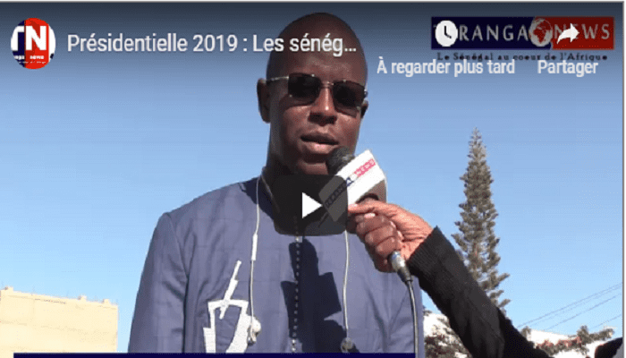 Vidéo-Présidentielle de 2019 : Les Sénégalais appellent à une campagne et un scrutin sans violences