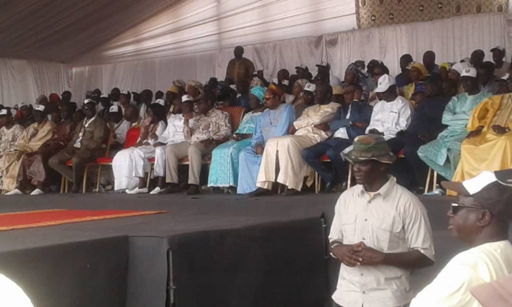 Arrivée de Macky Sall à Gossas, fief du PM Mohamed Boun Abdallah Dionne
