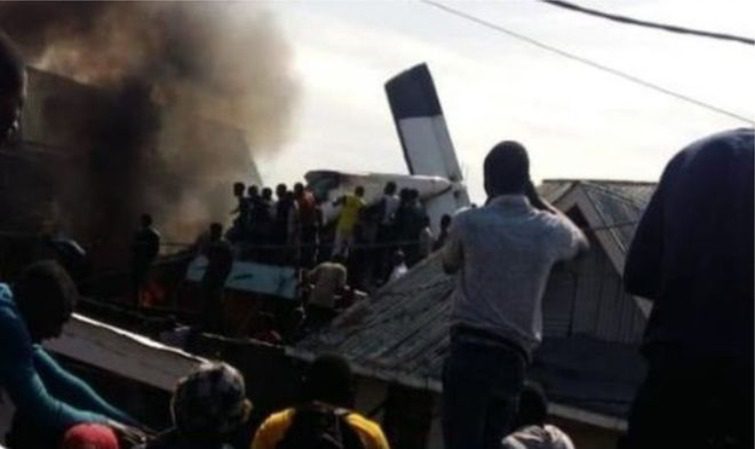 Congo : L’avion s’est écrasé une minute après son décollage