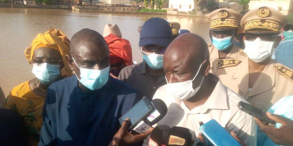 Aly Ngouille Ndiaye aux sinistrés de Matam : « L’Etat fera tout pour vous libérer de ces eaux »