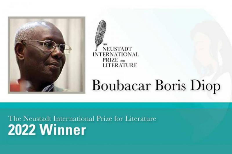 Boubacar Boris Diop, lauréat du prix international de littérature Neustadt 2022