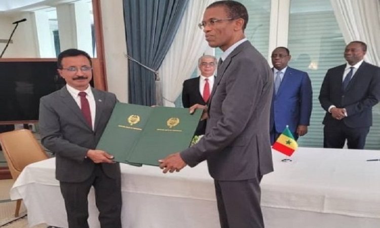Pose de la première pierre du Port de Ndayane le 03 janvier