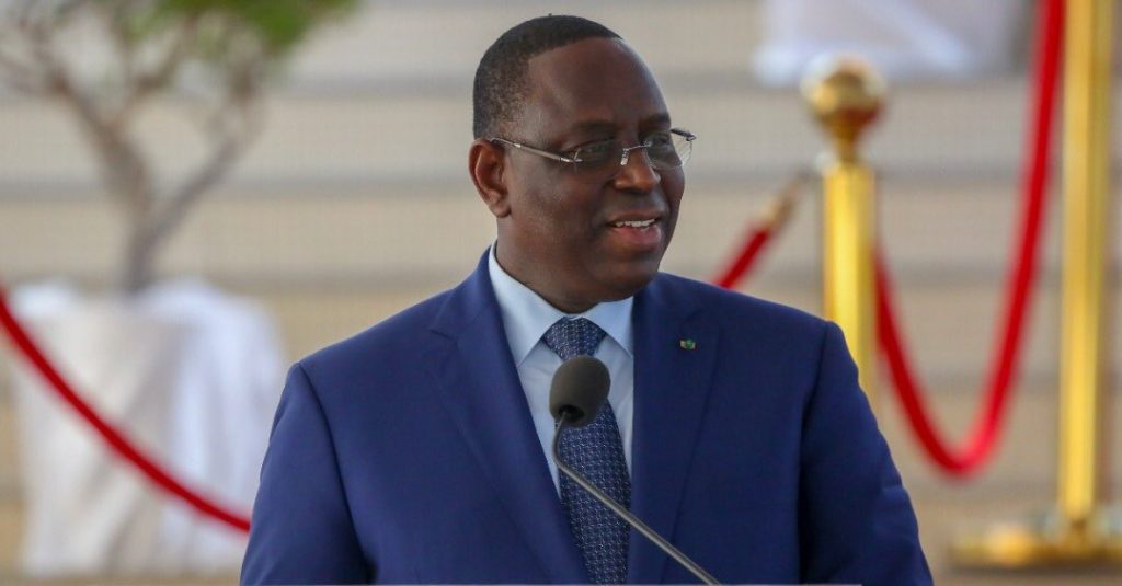 « Quelle belle victoire chers Lions. Allez jusqu’au bout ! : Macky Sall félicite les Lions