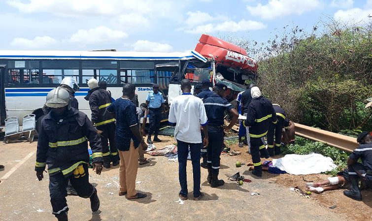 Quatre morts dans un accident de la route à hauteur de Bargny