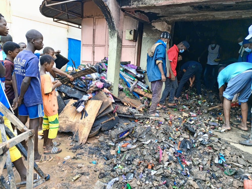 Matam : Une partie du marché de Ourossogui ravagée par un incendie, les dégâts estimés à près d’une vingtaine de millions FCFA