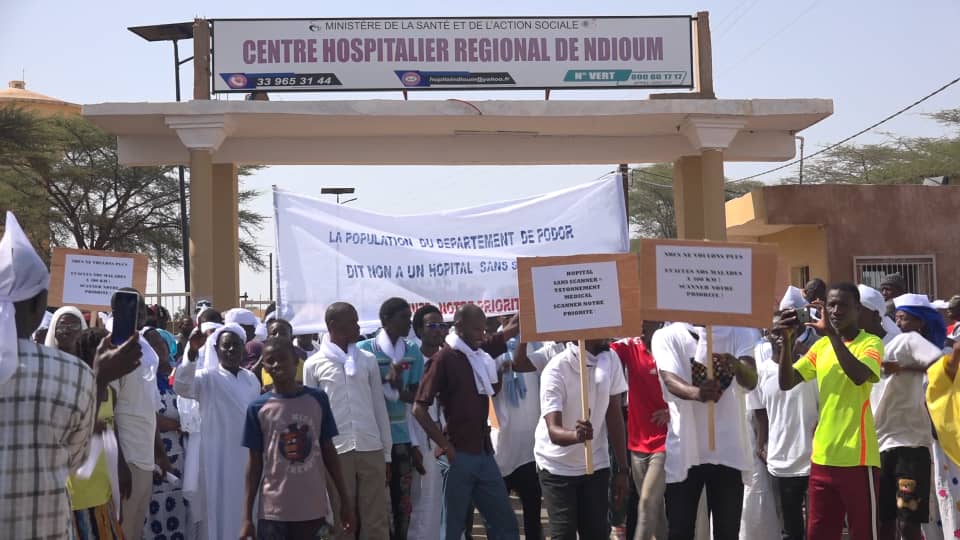Les populations de Ndioum battent le macadam et exigent un hôpital fonctionnel
