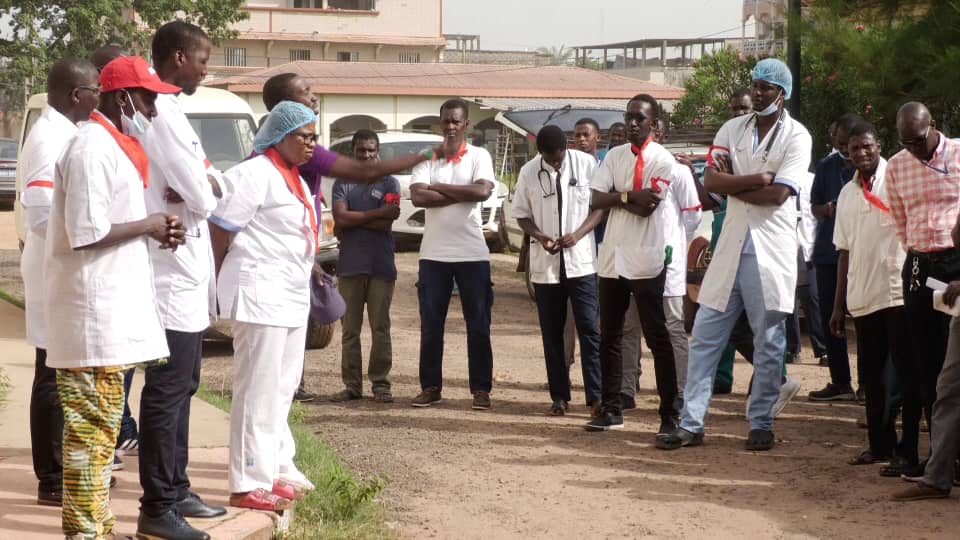 Ziguinchor : Grogne des travailleurs de l’hôpital de la Paix, en sit-in
