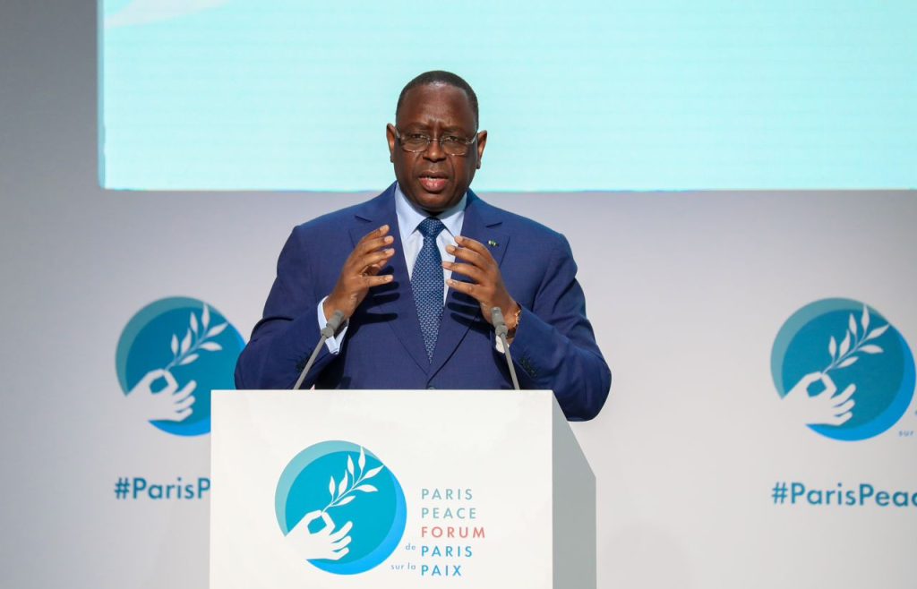 « Être à la fois volontaristes et réformateurs pour changer de paradigmes »…L’intégralité du discours de Macky Sall au Forum de Paris sur la paix