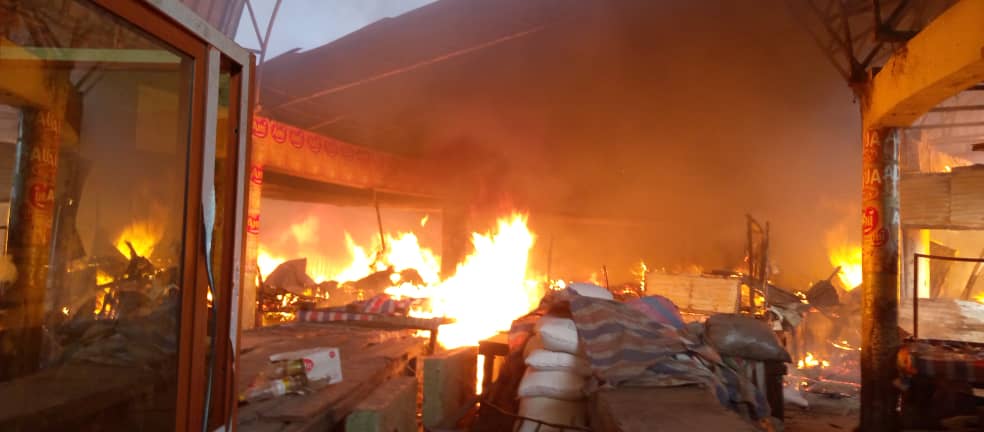 Ziguinchor-Incendie au marché central Saint Maur : D’importants dégâts matériels mais le pire évité