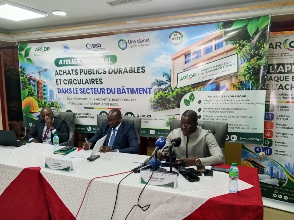 Sénégal : vers une stratégie nationale pour des achats publics plus durables