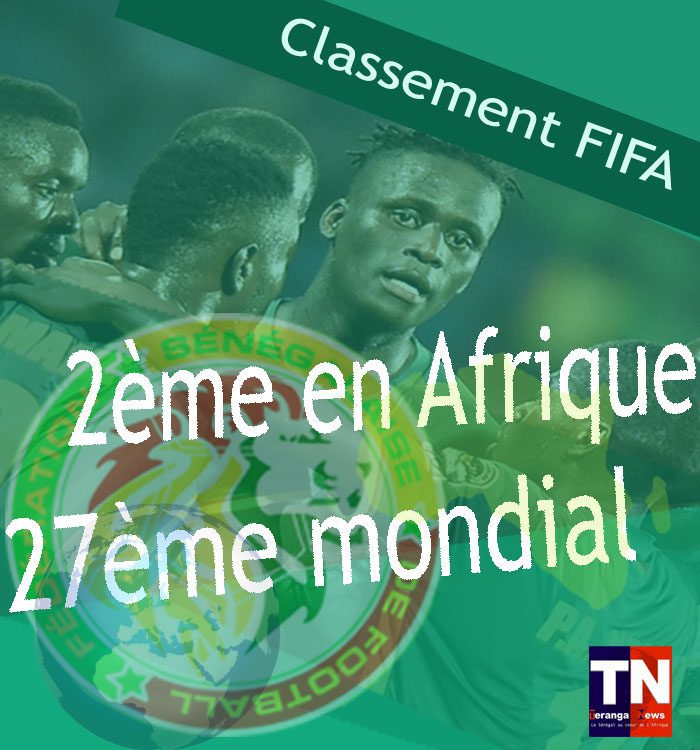 Statu quo pour le Sénégal au classement FIFA