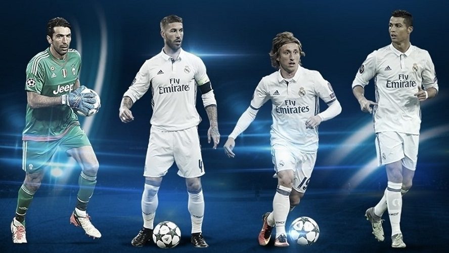 Buffon, Modric, Ramos et Ronaldo désignés les meilleurs à leur poste