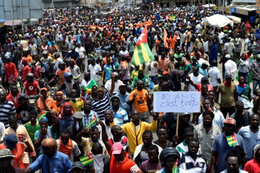 Togo : Marée humaine dans les rues de Lomé à l’appel de l’opposition
