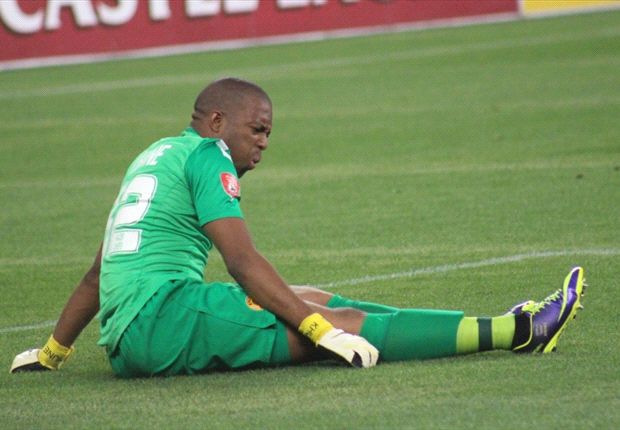 Khune, le gardien des Bafana Bafana probablement forfait contre le Sénégal