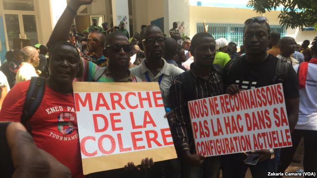 Guinée : Une marche de la colère pour dénoncer « l’étouffement » des journalistes guinéens.