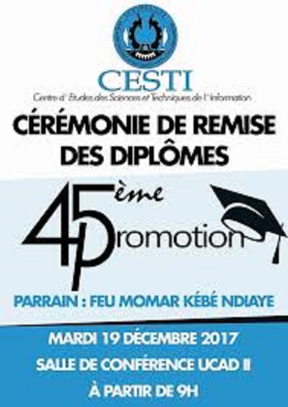 La 45e promotion du CESTI a été fêtée ce 19 décembre