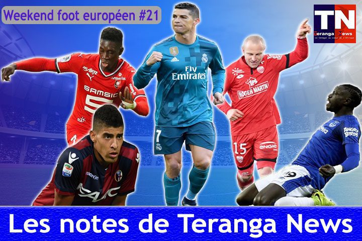 Week-end foot européen #21 : Les notes de Teranganews