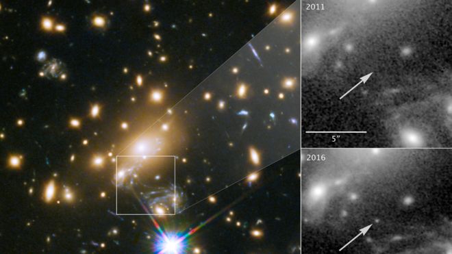 Découverte : L’étoile la plus éloignée, plus lumineuse et plus chaude que le soleil est repérée