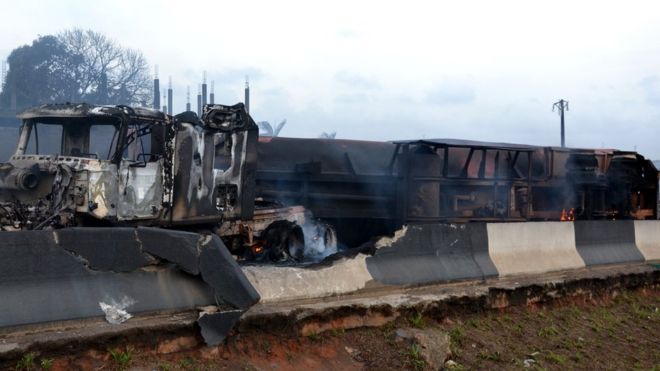 Nigeria : Explosion meurtrière d’un camion citerne, au moins neuf morts
