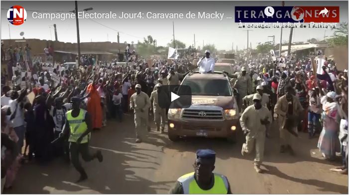 Presidentielle 2019 : Les temps forts de la campagne de Macky Sall dans le nord du Sénégal