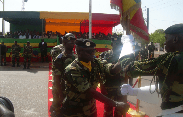 Tambacounda : Le Colonel Simon Ndour officiellement installé dans ses fonctions de commandant de la zone militaire n°4