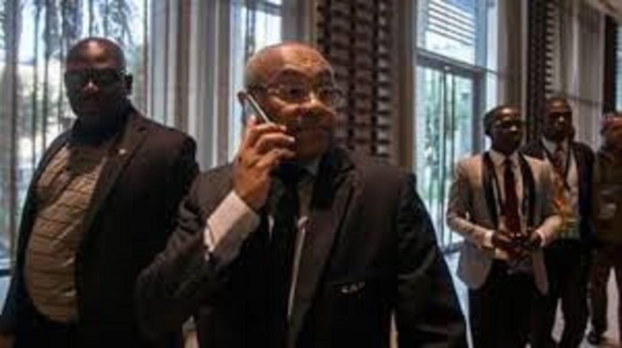 Le président de la CAF est au Cameroun, ce lundi
