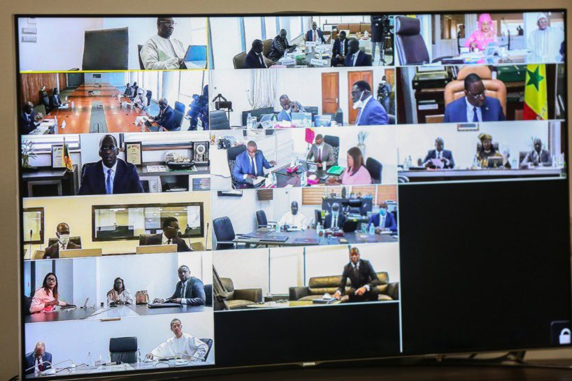 Sénégal : Réunion du conseil des ministres en visioconférence