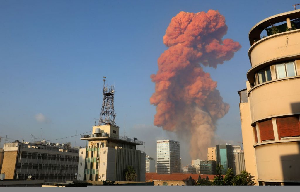 Liban : Une forte explosion a secoué ce mardi la capitale Beyrouth