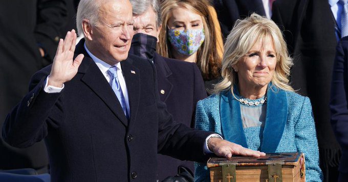 Officiellement investi 46e président des Etats-Unis, Joe Biden appelle à l’unité