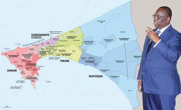 Macky Sall redessine la carte administrative de Dakar : Keur Massar érigé 5e département de Dakar et 46e du Sénégal