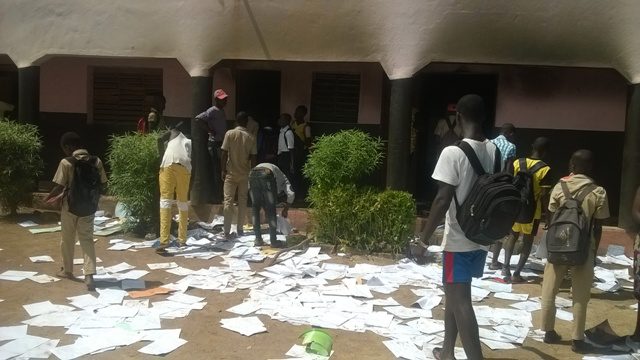 Scènes de saccages aux lycées de Hann et de Sindia : Du mobilier et des documents administratifs endommagés