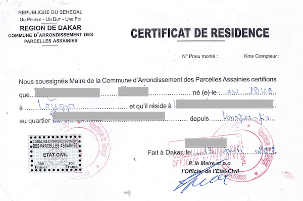 Les Maires toujours habilités a délivré des certificats de résidence