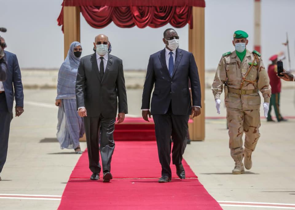 Pont de Rosso : Macky Sall et Ould Cheikh el Ghazouani lancent officiellement les travaux de construction