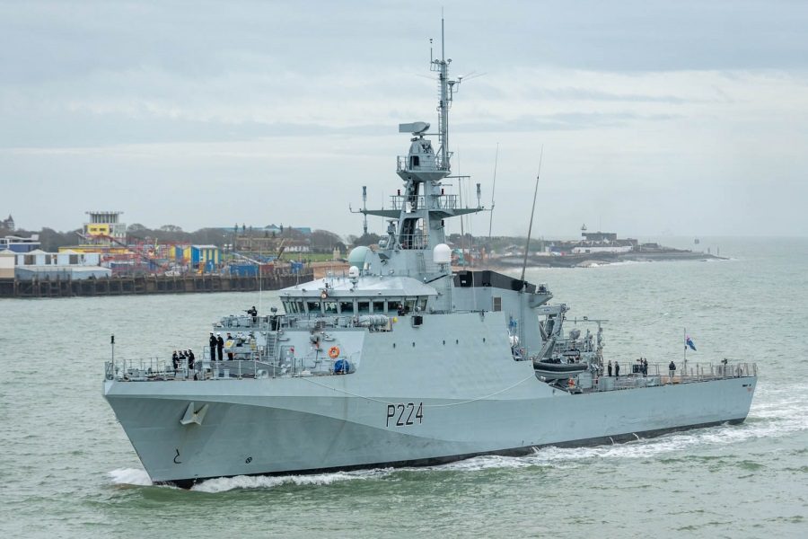 Sécurité : Un navire de guerre de la Royal Navy à Dakar