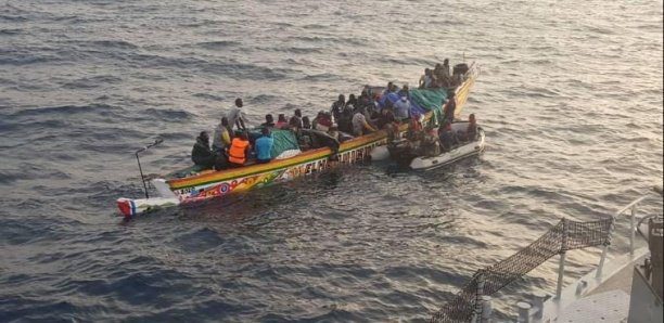 Chavirement d’une pirogue : L’Armée sauve 82 migrants au large de Saint-Louis