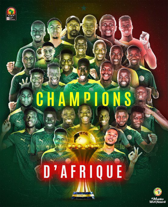 CAN 2021 : Le Sénégal est champion d’Afrique de football pour la première fois