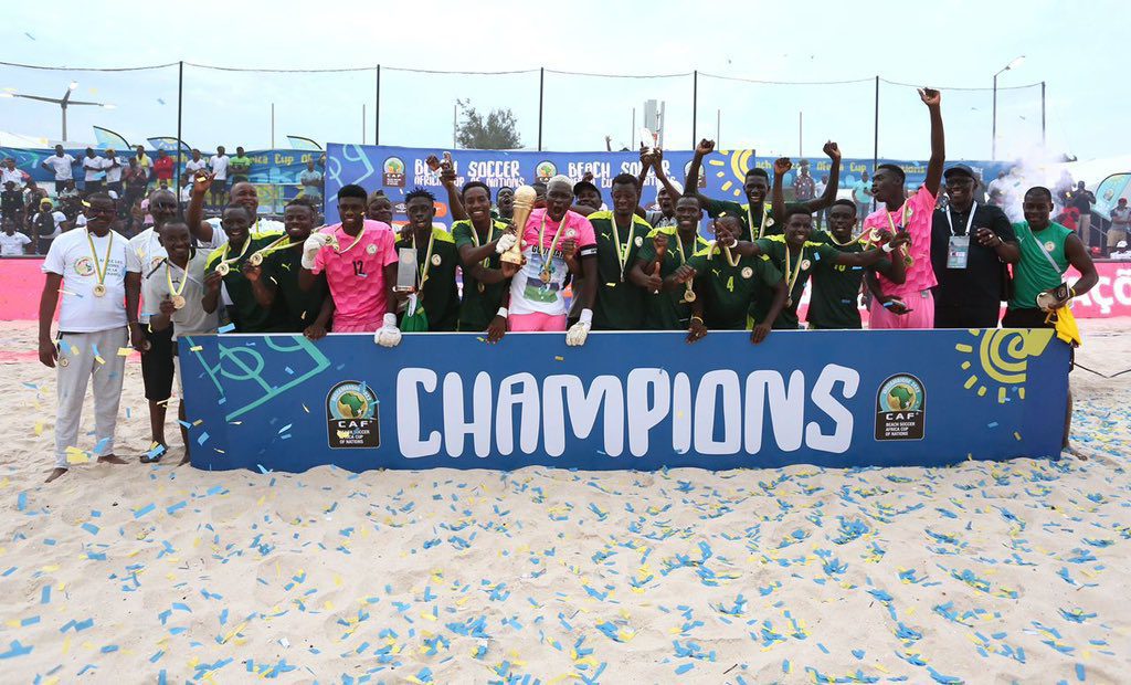 CAN Beach Soccer 2022 : Le Sénégal remporte son 7e titre de champion d’Afrique en battant l’Egypte