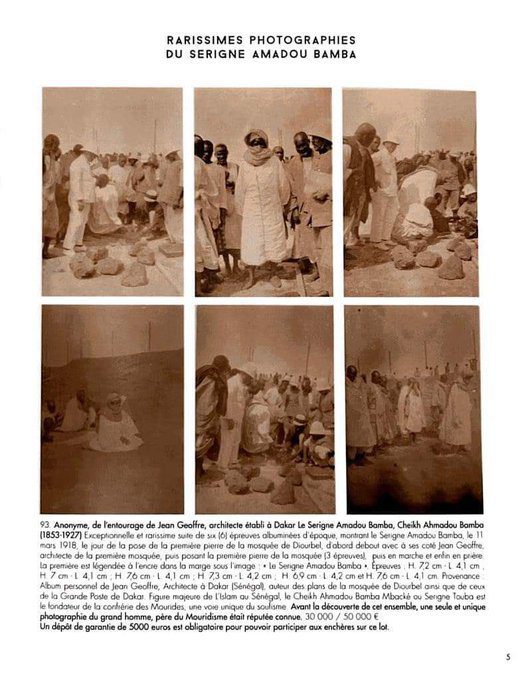 Un collectif annonce l’acquisition d’images originales de Cheikh Ahmadou Bamba, fondateur du mouridisme