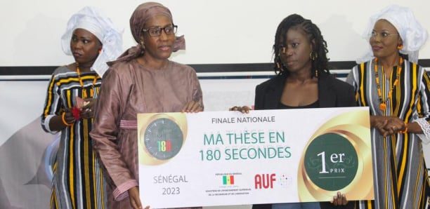 « Ma thèse en 180s » : Mame Gniny Senghor de l’Ugb vainqueur de l’édition 2023