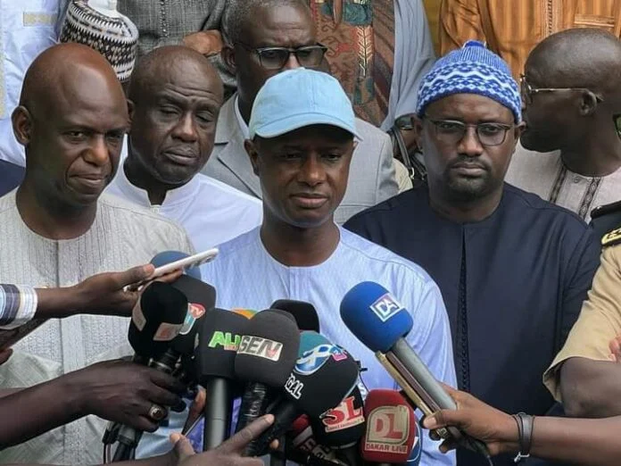 Accident à Ngueune Sarr : A Louga, Antoine Diome certifie que le gouvernement veille à l’application des 23 mesures