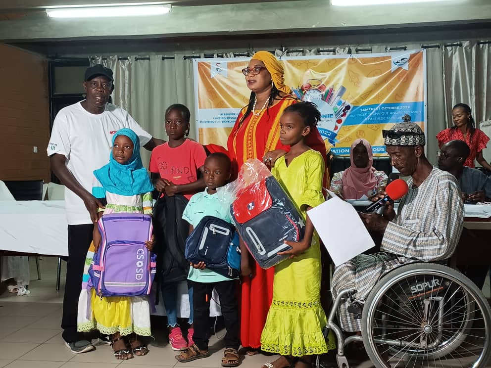 Saint-Louis : Prés de 500 élèves appuyés en kits scolaires en soutien aux familles démunies