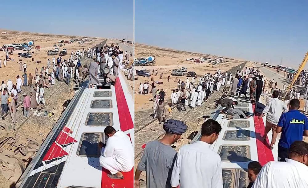 Égypte : un déraillement de train fait trois morts et plus d’une centaine de blessés