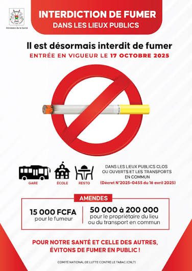 Burkina Faso : Ouagadougou renforce l’interdiction de fumer dans les espaces publics